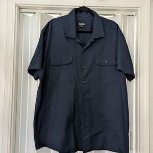 Blue Button Down Shirt for Men Sz XXL Diehard